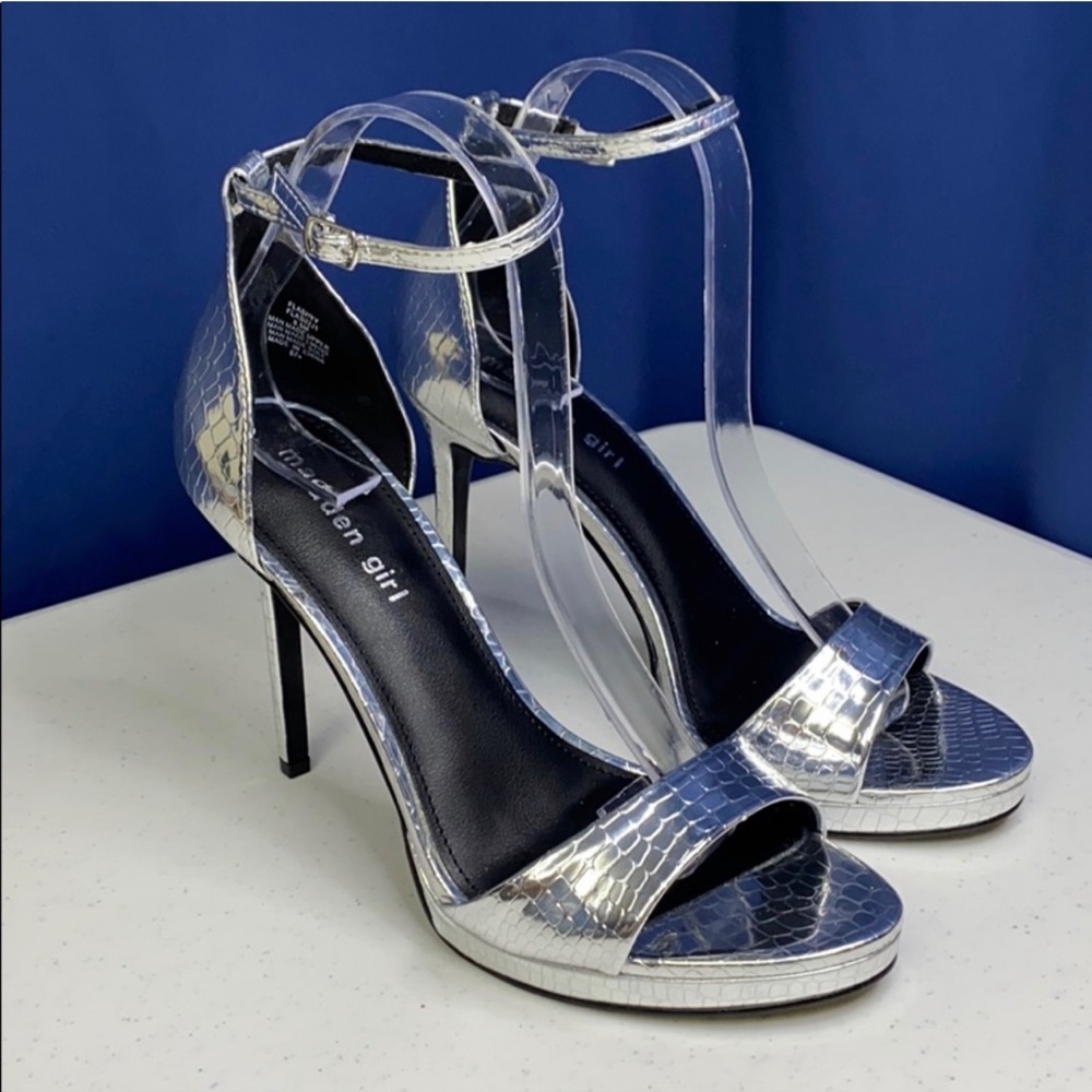 Madden girl Stiletto Silver Sandals
